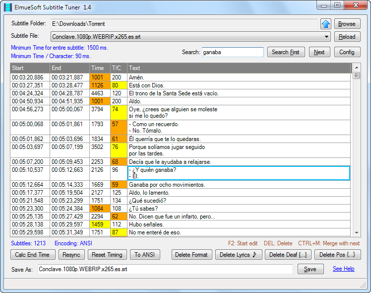 ElmueSoft SubtitleTuner